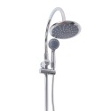 Moderne Duschsäule mit Ø 20 cm Kopfbrause und 5-Funktions-Handbrause Gru Angebot