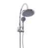 Moderne Duschsäule mit Ø 20 cm Kopfbrause und 5-Funktions-Handbrause Gru Angebot