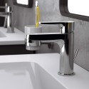 Chrom-Waschbeckenarmatur im modernen Design Aurora Aktion