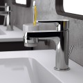 Chrom-Waschbeckenarmatur im modernen Design Aurora Aktion