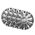 Set mit 4 universellen 15'' Radzierblenden aus Chrom-ABS Topaz Aktion