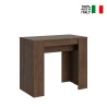 Ausziehbarer Design-Konsolentisch 90x48-308cm Esstisch Holz Basic Noix Verkauf
