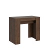 Ausziehbarer Design-Konsolentisch 90x48-308cm Esstisch Holz Basic Noix Angebot