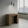 Ausziehbarer Design-Konsolentisch 90x48-308cm Esstisch Holz Basic Noix Sales