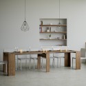 Ausziehbarer Design-Konsolentisch 90x48-308cm Esstisch Holz Basic Noix Katalog