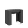 Ausziehbarer Konsolentisch 90x48-308cm, modernes Design, anthrazit Basic Report Angebot