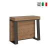 Ausziehbarer Konsolentisch im modernen Design 90x40-288cm Holz Metall Asia Oak Angebot