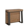 Ausziehbarer Konsolentisch im modernen Design 90x40-288cm Holz Metall Asia Oak Sales