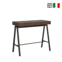 Eingangskonsole Tisch ausziehbar Holz Nussbaum 90x40-300cm Banco Noix Verkauf