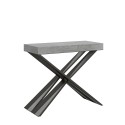 Ausziehbarer Konsolentisch 90x40-196cm, grau, Diago Small Concrete Angebot