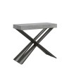 Ausziehbarer Konsolentisch 90x40-196cm, grau, Diago Small Concrete Angebot