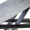 Ausziehbarer Konsolentisch 90x40-196cm, grau, Diago Small Concrete Sales