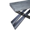 Ausziehbarer Konsolentisch 90x40-196cm, grau, Diago Small Concrete Rabatte