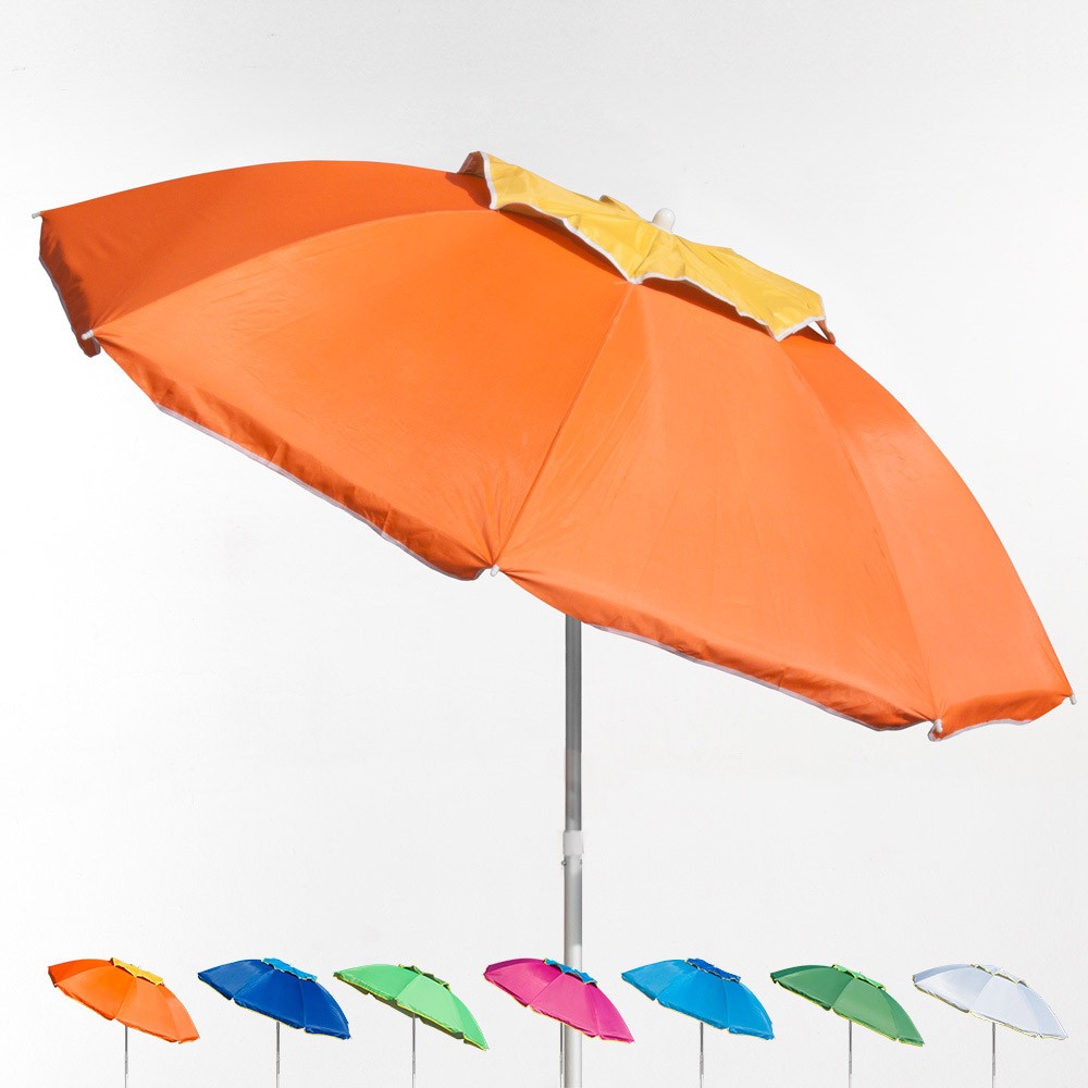 Strandschirm Sonnenschirm 180 cm Alu Windfest uv Schutz Corsica