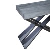 Ausziehbarer grauer Konsolentisch 90x40-300cm Diago Premium Concrete Rabatte