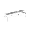 Ausziehbarer Konsolentisch grau 90x40-300cm Diago Premium Concrete Auswahl