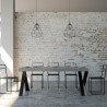 Ausziehbarer Konsolentisch grau 90x40-300cm Diago Premium Concrete Lagerbestand