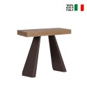 Erweiterbarer Konsolentisch 90x40-196 cm Holztisch Diamante Small Eiche Verkauf