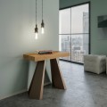 Erweiterbarer Konsolentisch 90x40-196 cm Holztisch Diamante Small Eiche Aktion