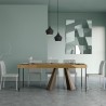 Ausziehbarer Konsolentisch Holz 90x40-196cm Diamante Small Premium Eiche Sales