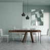 Ausziehbarer Konsolentisch Nussbaum 90x40-196cm Diamante Small Premium Noix Sales