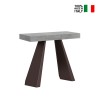 Ausziehbarer Konsolentisch 90x40-300cm in Grau Diamante Premium Concrete Verkauf