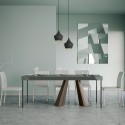 Ausziehbarer Konsolentisch 90x40-300cm in Grau Diamante Premium Concrete Sales