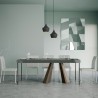 Ausziehbarer Konsolentisch 90x40-300cm in Grau Diamante Premium Concrete Sales