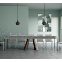 Ausziehbarer Konsolentisch 90x40-300cm in Grau Diamante Premium Concrete Rabatte