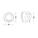 Design Beistelltisch Hocker Ethno Modern für Bar & Restaurants Threebù 