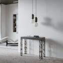 Ausziehbarer Konsolentisch 90x40-300cm moderner Tisch grau Ghibli Concrete Aktion