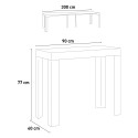 Ausziehbarer Konsolentisch 90x40-300cm moderner Tisch grau Ghibli Concrete Katalog