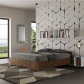 Doppelbett mit Bettkasten 160x190cm Nussbaumholz Nuamo Noix Aktion