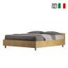 Doppelbett mit Stauraum aus Holz 160x190cm Nuamo Oak Verkauf