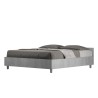 Grau Doppelbett 160x190cm mit Bettkasten Nuamo Concrete Angebot