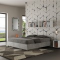 Grau Doppelbett 160x190cm mit Bettkasten Nuamo Concrete Aktion