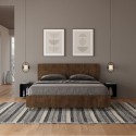 Doppelbett mit Bettkasten 160x190cm aus Nussbaumholz Demas Noix Sales