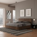 Doppelbett mit Bettkasten 160x190cm aus Nussbaumholz Demas Noix Aktion