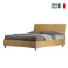 Holzbett Doppelbett 160x190 cm mit Stauraum Demas Nod Oak Verkauf