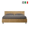 Modernes Ehebett mit Bettkasten aus Holz 160x190cm Ankel Nod Oak Verkauf