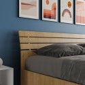 Modernes Ehebett mit Bettkasten aus Holz 160x190cm Ankel Nod Oak Sales