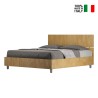 Holzbett Doppelbett 160x190cm mit gerader Kopfteil Demas D Oak Verkauf
