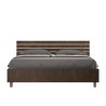 Doppelbett Nussbaumholz Lattensystem gerade Kopfstütze 160x190cm Ankel D Noix Angebot