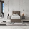 Einzelbettkasten 80x190 gepolstertes Kopfteilkissen Appia S Kauf