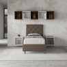 Einzelbett mit Polsterung und Stauraum 80x190cm Kinderzimmer Priya S Kosten
