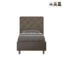 Einzelbett mit Polsterung und Stauraum 80x190cm Kinderzimmer Priya S Aktion