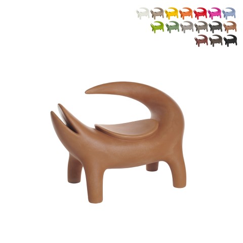 Slide Design Stuhl Etnik Modern für Zuhause und Gaststätten Kroko Aktion