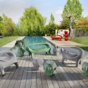 Slide Design Stuhl Etnik Modern für Zuhause und Gaststätten Kroko 