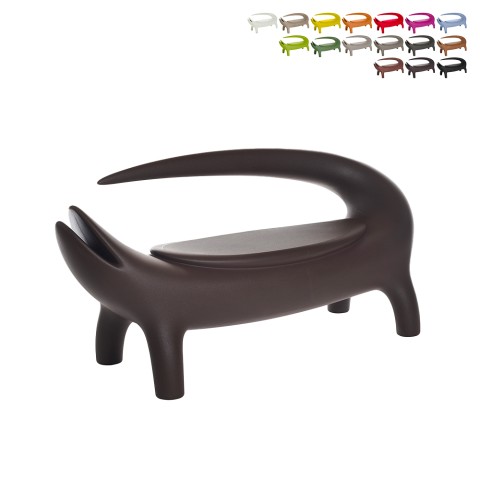 Banksofa Slide Design für Innen und Außen Ethno-Stil Haus Einrichtung Big Kroko Aktion