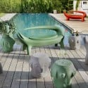 Banksofa Slide Design für Innen und Außen Ethno-Stil Haus Einrichtung Big Kroko 